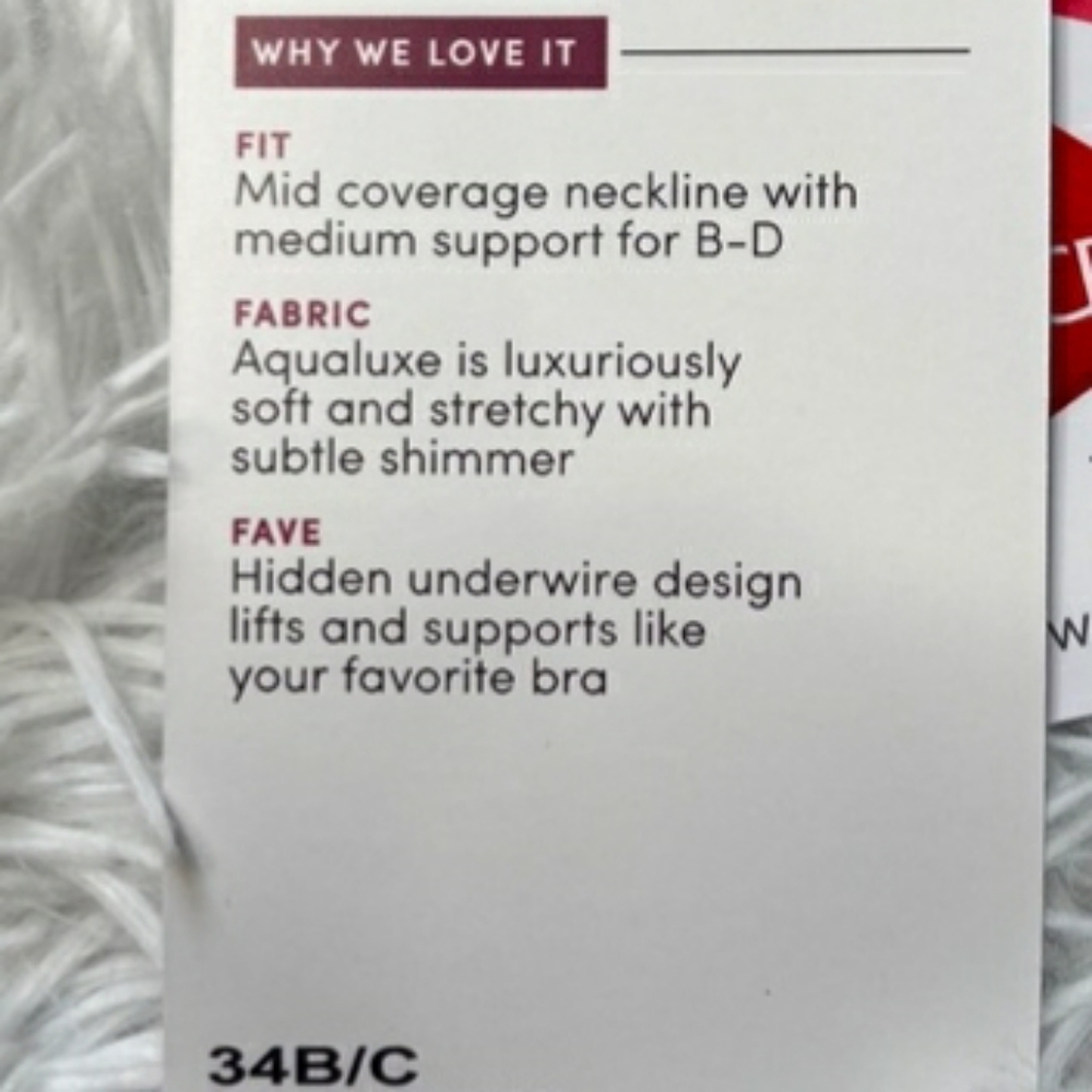 Athleta Bikini Bra Top 34B/C - Picture 6 of 9
